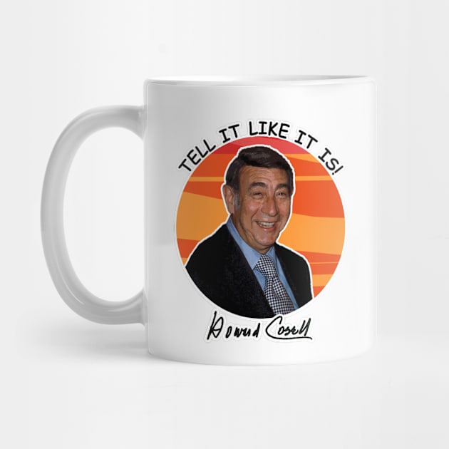 🏈 "Tell It Like It Is!" American Sportscaster Howard Cosell by Pixoplanet